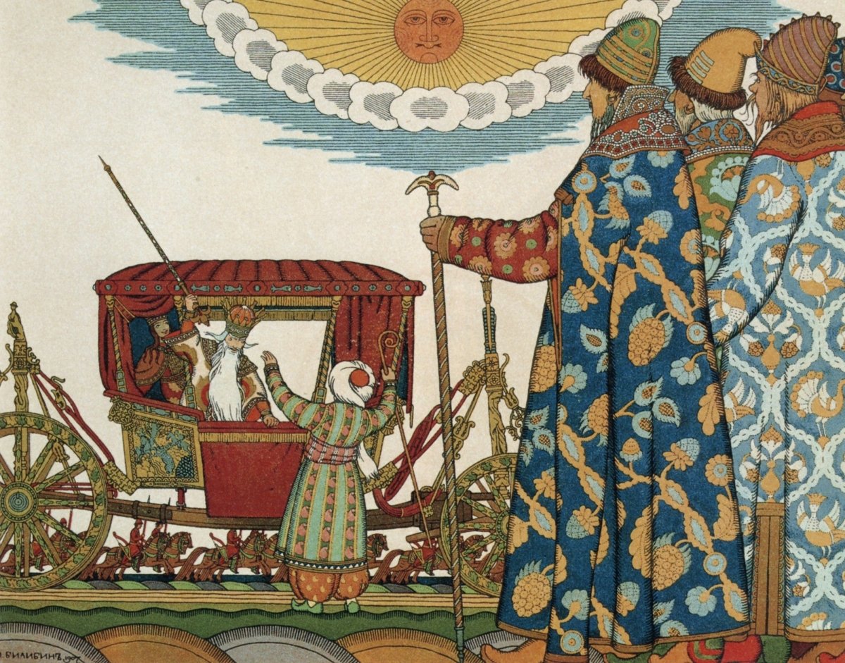 Ivan Bilibin Illustration in the Public Domain