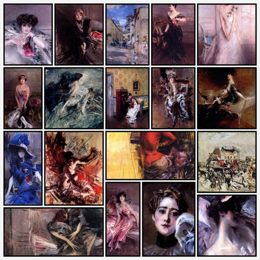 Giovanni Boldini Public Domain Images to Download | A snapshot of some of the images