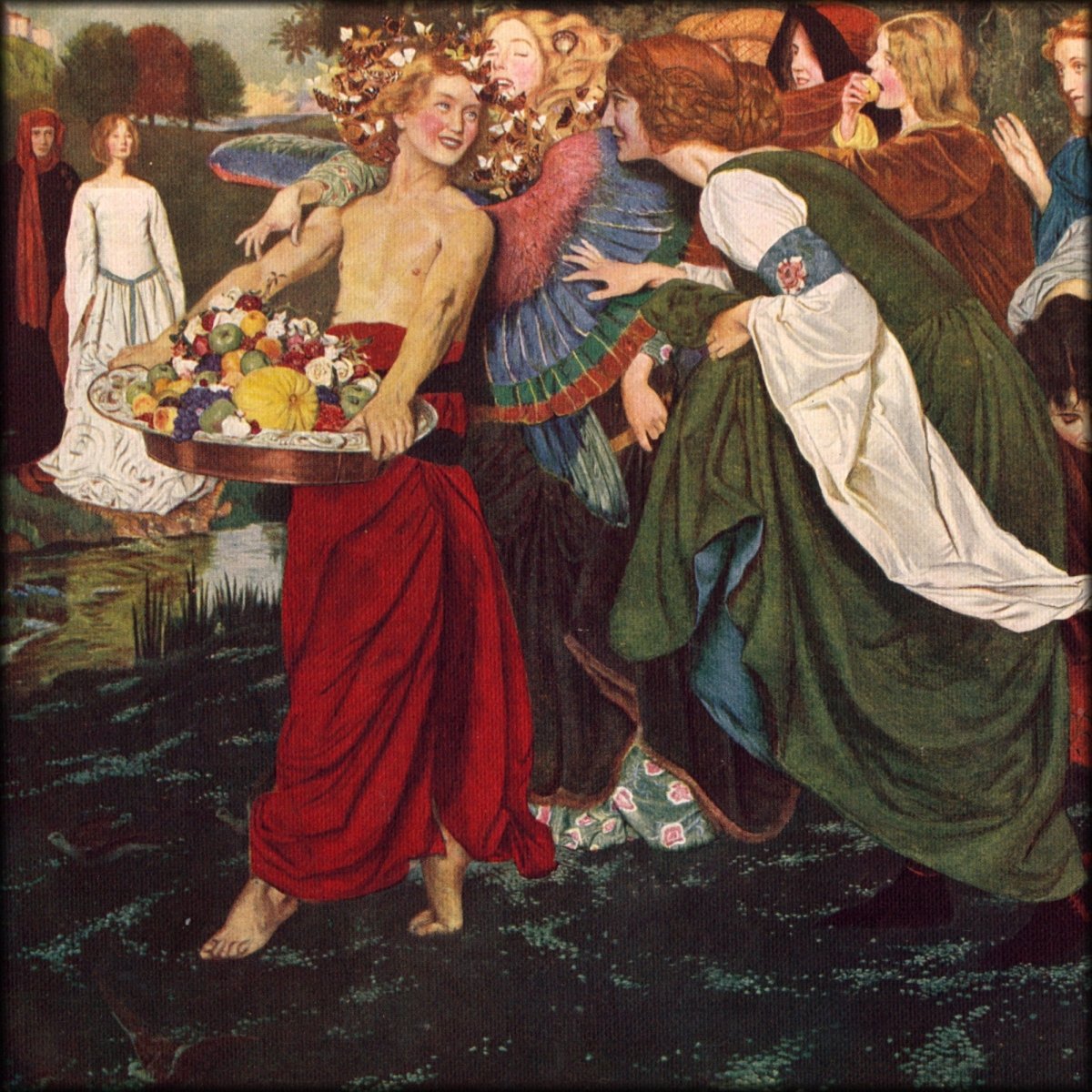 John Byam Shaw - Love's Baubles 1897 | Digital Download - 1 image