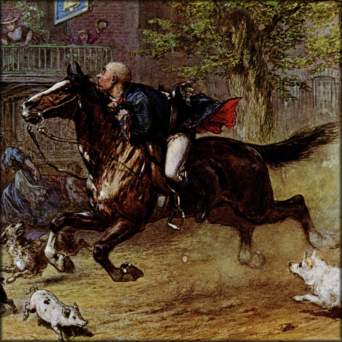 Randolph Caldecott (1846-1886) - John Gilpin's Ride | Digital Download - 1 image