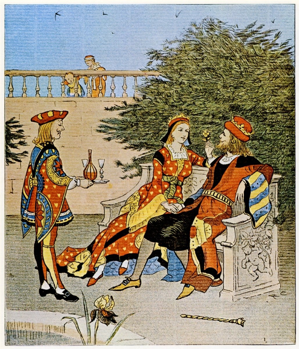 Randolph Caldecott (1846-1886) - Queen of Hearts 1881 | Dimensions 4568 x 5328 pixels