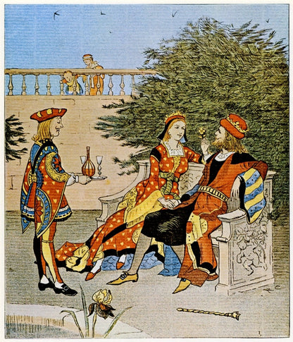 Randolph Caldecott (1846-1886) - Queen of Hearts 1881 | Dimensions 4568 x 5328 pixels