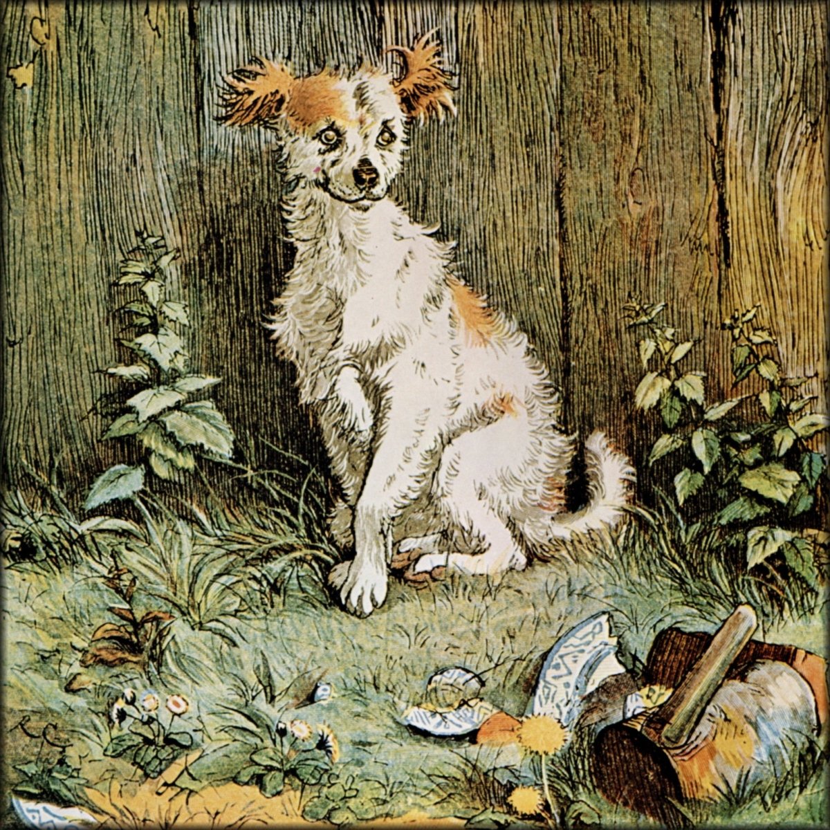 Randolph Caldecott (1846-1886) - The Mad Dog 1879 | Digital Download - 1 image