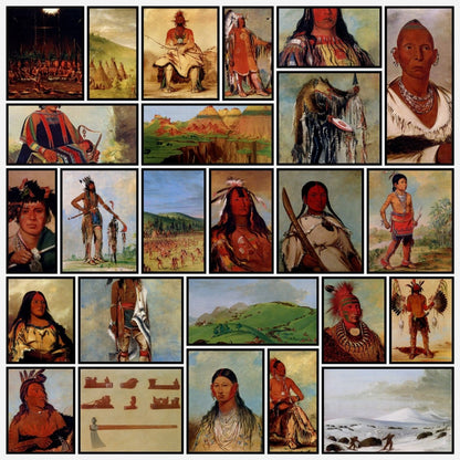 George Catlin 62 Public Domain Images to Download | A snapshot of some of the images