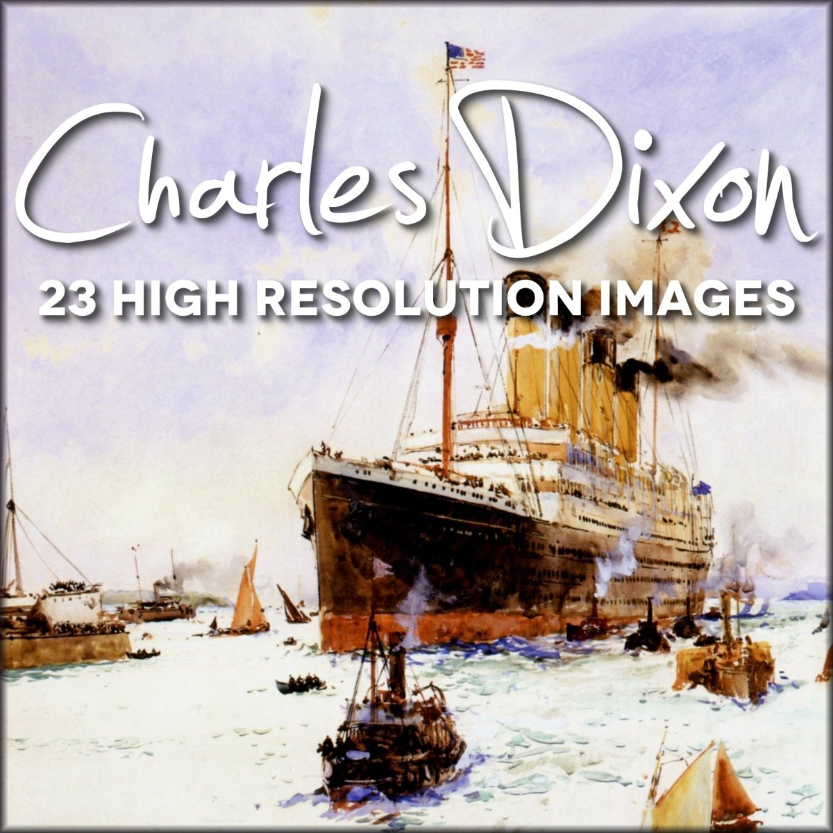Charles Dixon Public Domain Images | Digital Download - 23 images