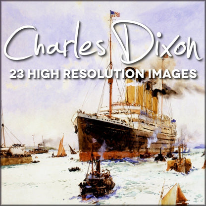 Charles Dixon Public Domain Images | Digital Download - 23 images