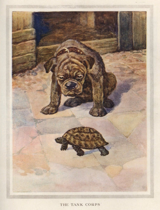 The Tank Corps (from the Chatterbox Annual 1926) | Dimensions 3598 x 4704 pixels