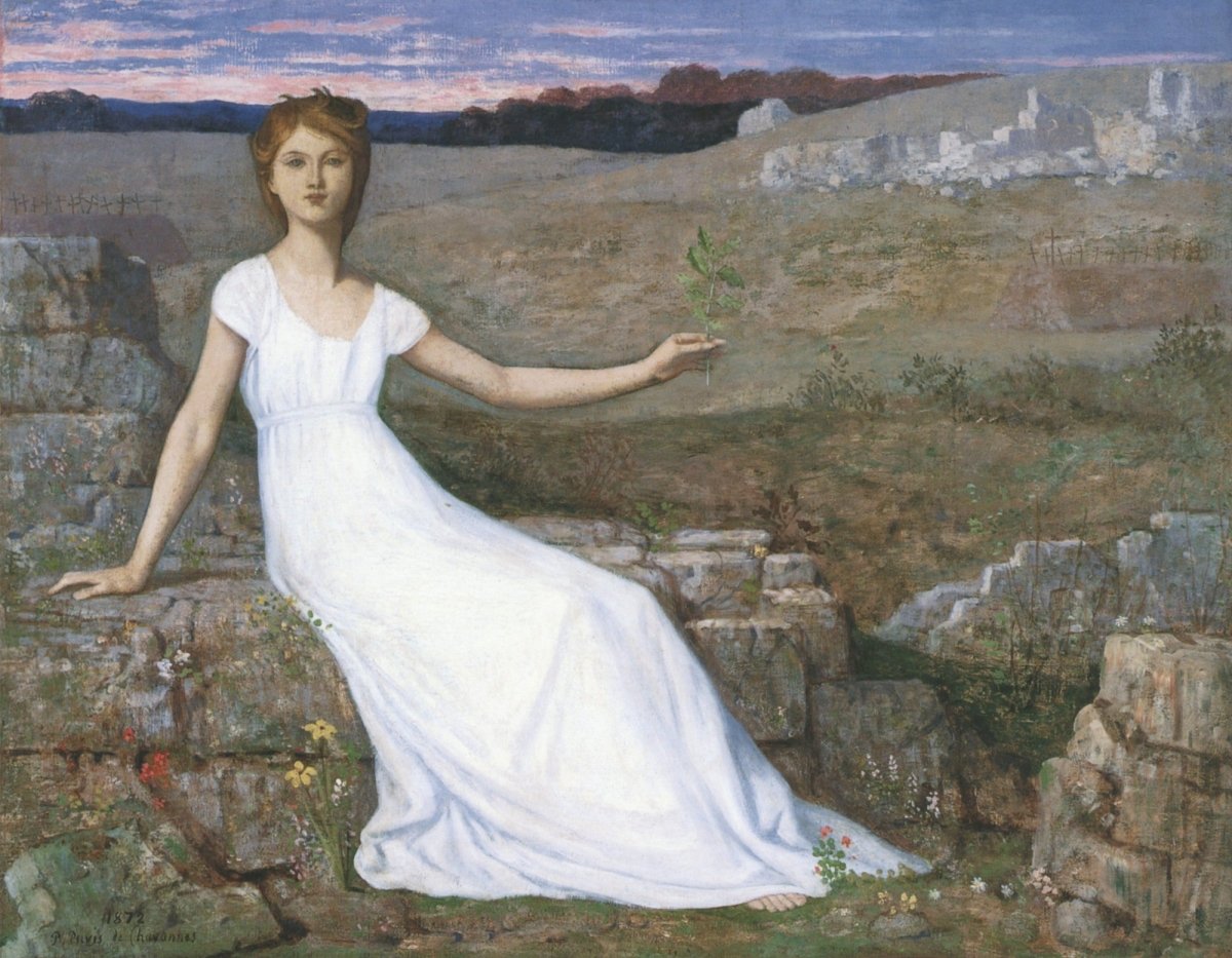 Pierre Puvis de Chavannes Public Domain Images to Download | Dimensions 4809 x 3738 pixels