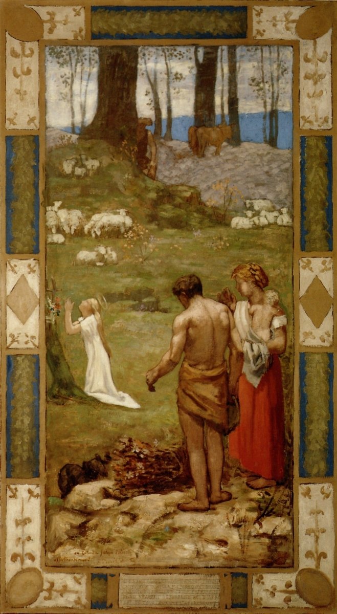 Pierre Puvis de Chavannes Public Domain Images to Download | Dimensions 3198 x 5820 pixels