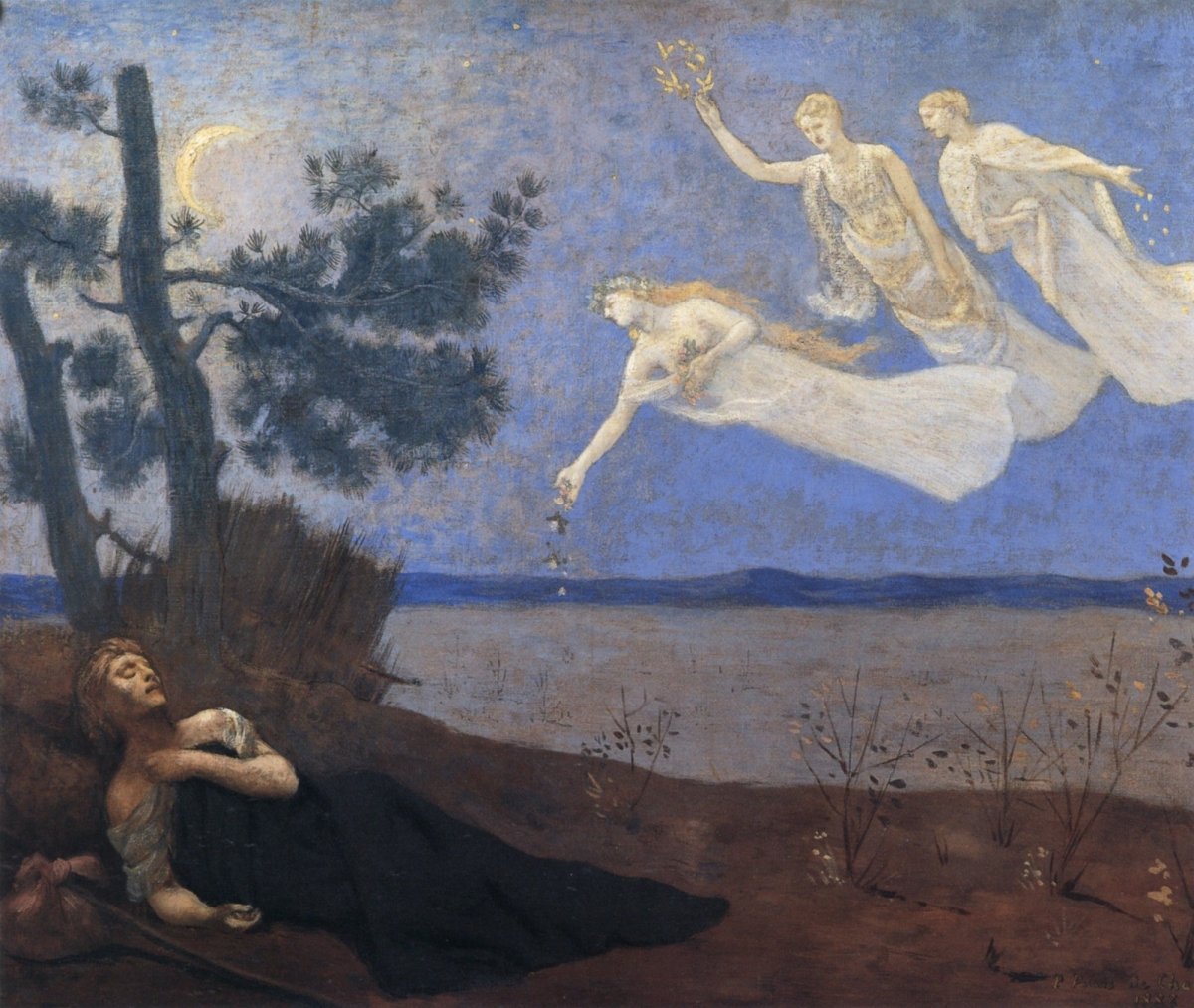 Pierre Puvis de Chavannes Public Domain Images to Download | Dimensions 4712 x 3976 pixels