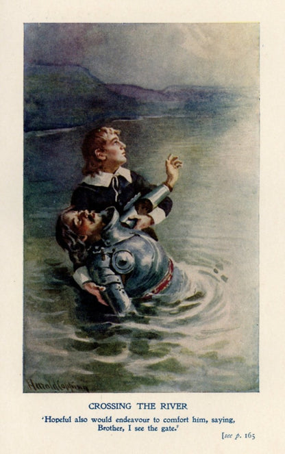 The Pilgrim's Progress 1916 - Harold Copping (1863-1932) | Dimensions 2534 x 4039 pixels