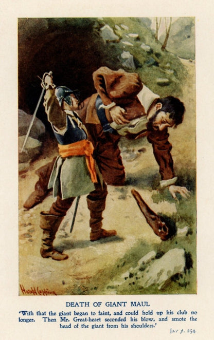 The Pilgrim's Progress 1916 - Harold Copping (1863-1932) | Dimensions 2560 x 4072 pixels