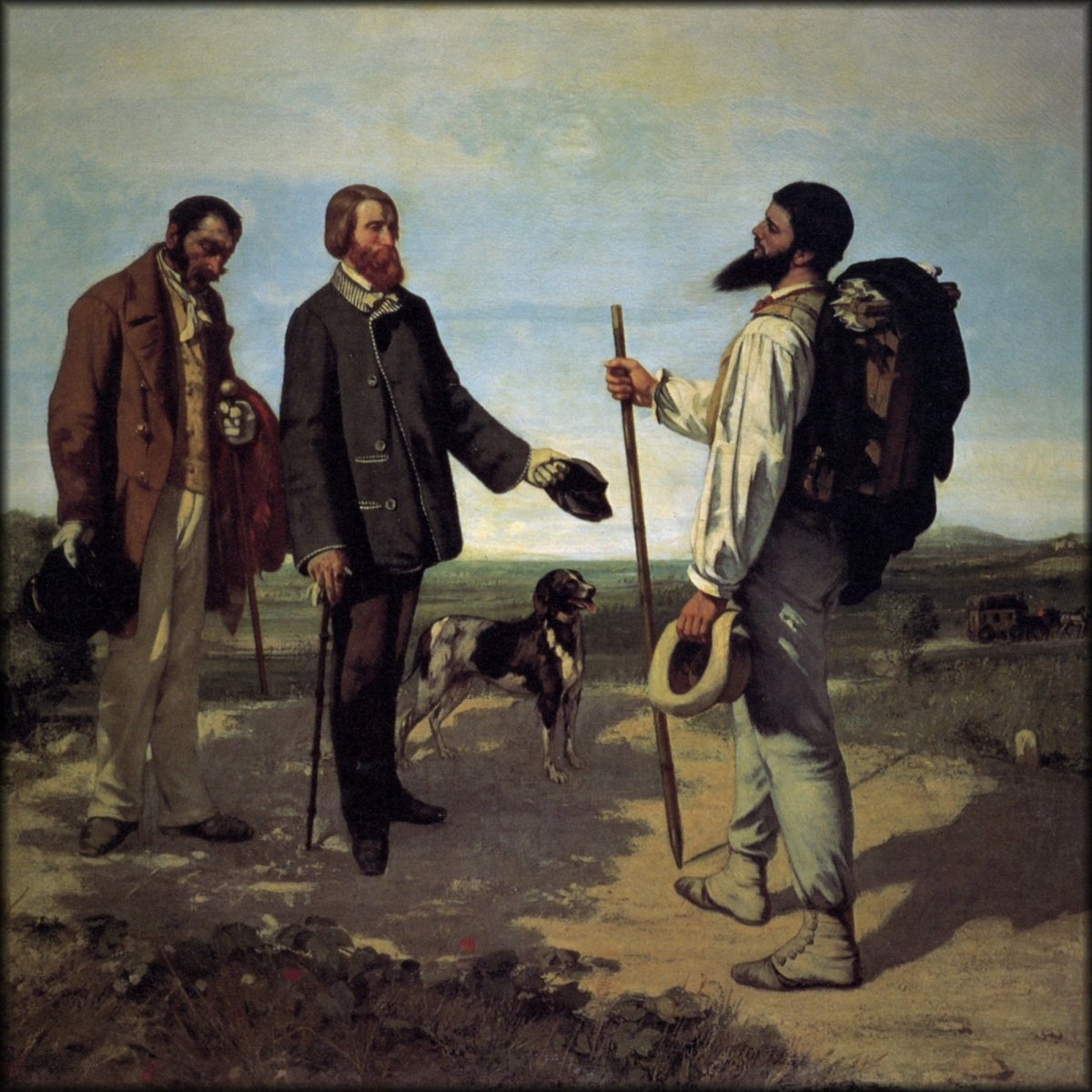Gustave Courbet (1819-1877) - Bonjour, Monsieur Courbet 1854 | Digital Download - 1 image