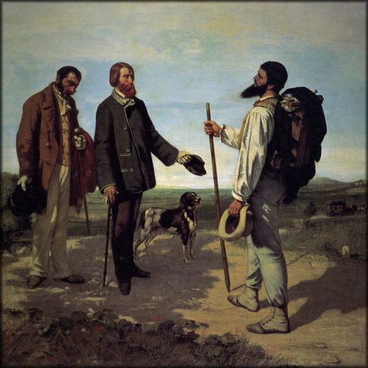 Gustave Courbet (1819-1877) - Bonjour, Monsieur Courbet 1854 | Digital Download - 1 image