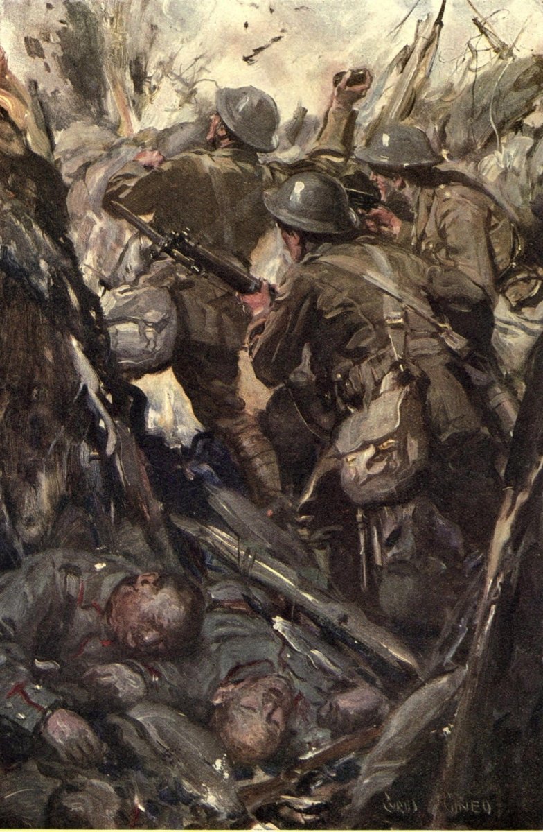 Told in the Huts 1916 - Cyrus Cuneo (1879-1916) - 6 images | Dimensions 2060 x 3148 pixels