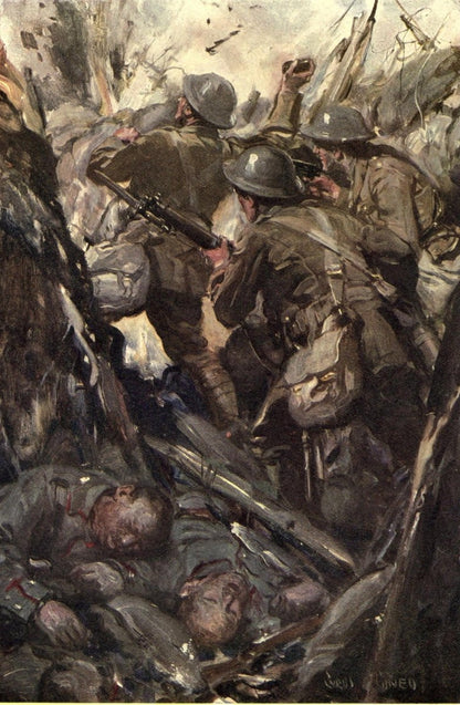 Told in the Huts 1916 - Cyrus Cuneo (1879-1916) - 6 images | Dimensions 2060 x 3148 pixels