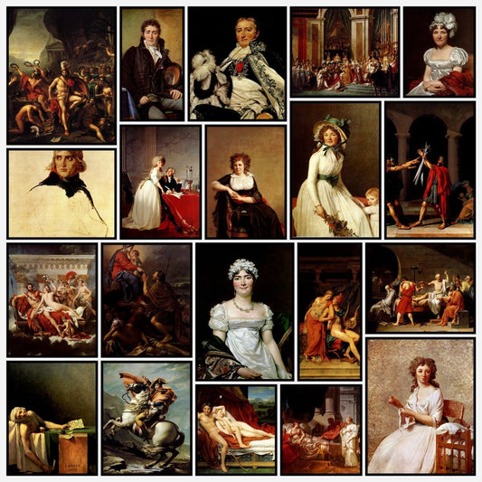 Jacques-Louis David Public Domain Images to Download | A snapshot of some of the images