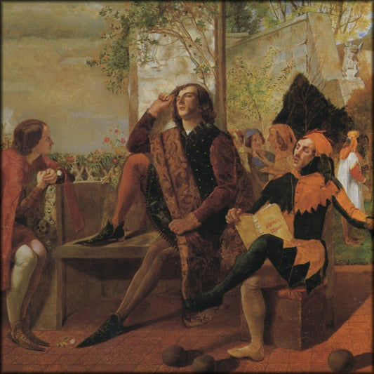 Walter Deverell - Twelfth Night, Act II, Scene IV 1850 | Digital Download - 1 image