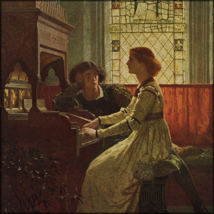 Sir Frank Dicksee (1872-1945) - Harmony 1877 | Digital Download - 1 image