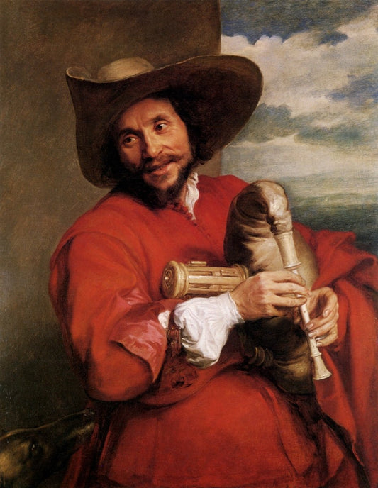 Anthony Van Dyck (1599-1641) - Francois Langlois as a Savoyard 1632-34 | Dimensions 6248 x 8063 pixels