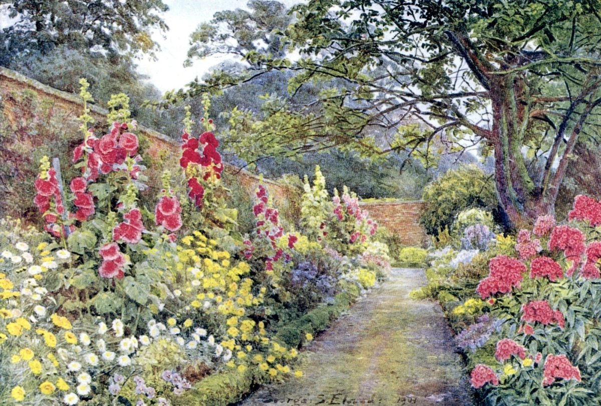 Some English Gardens 1904 - George S. Elgood - 50 images | Dimensions 4656 x 3152 pixels