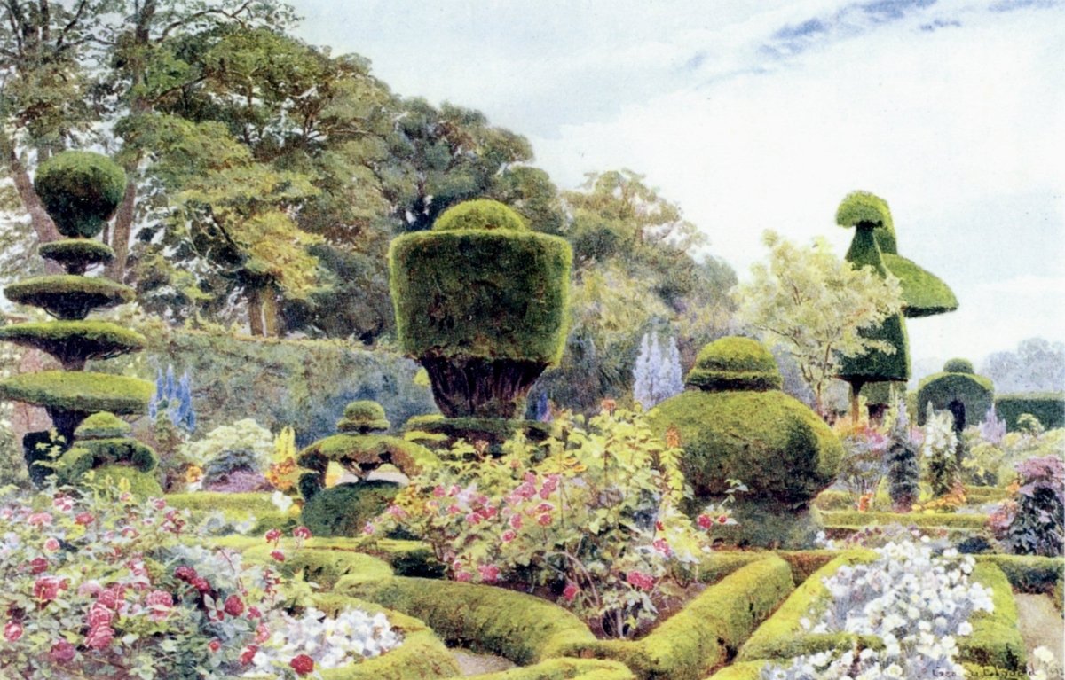 Some English Gardens 1904 - George S. Elgood - 50 images | Dimensions 4718 x 3017 pixels
