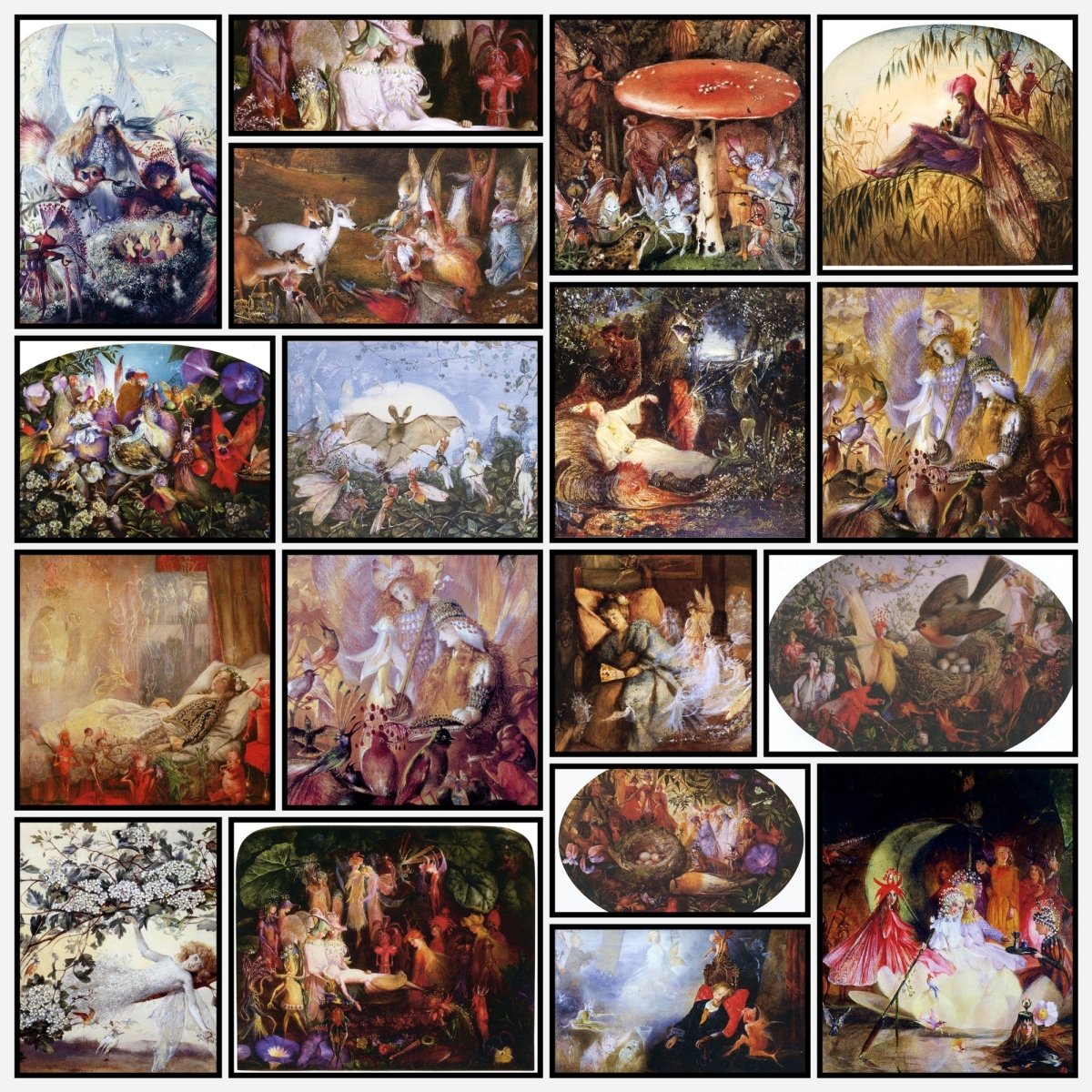 John Anster Fitzgerald Public Domain Images to Download | A snapshot of some of the images