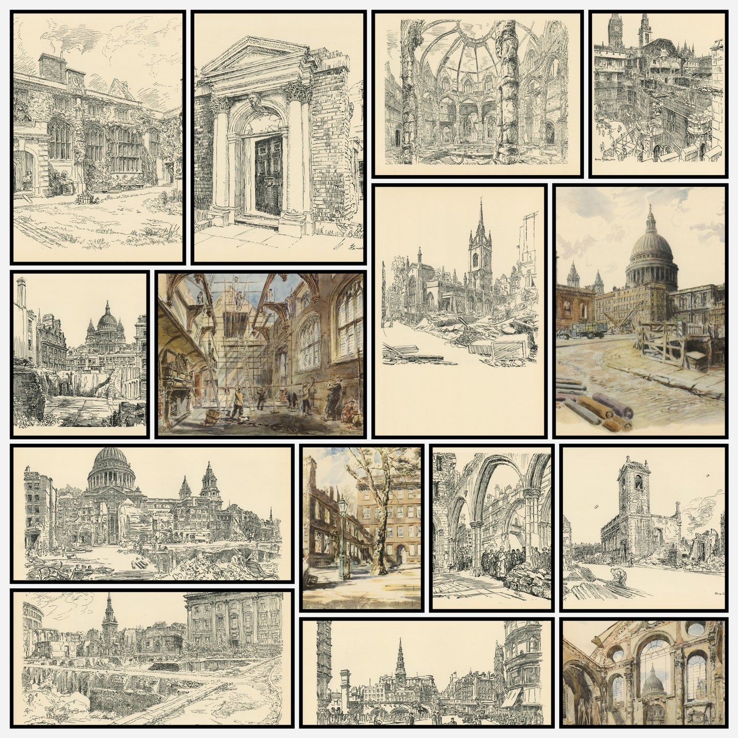 A snapshot of some of the images
