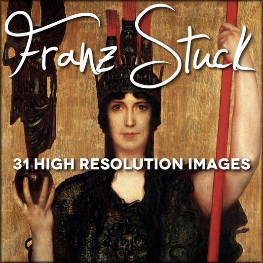 Franz Ritter von Stuck Public Domain Images | Digital Download - 31 images
