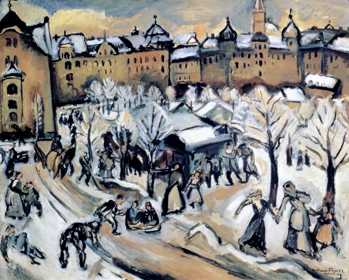 Othon Friesz (1879-1949) - Snow in Munich 1909