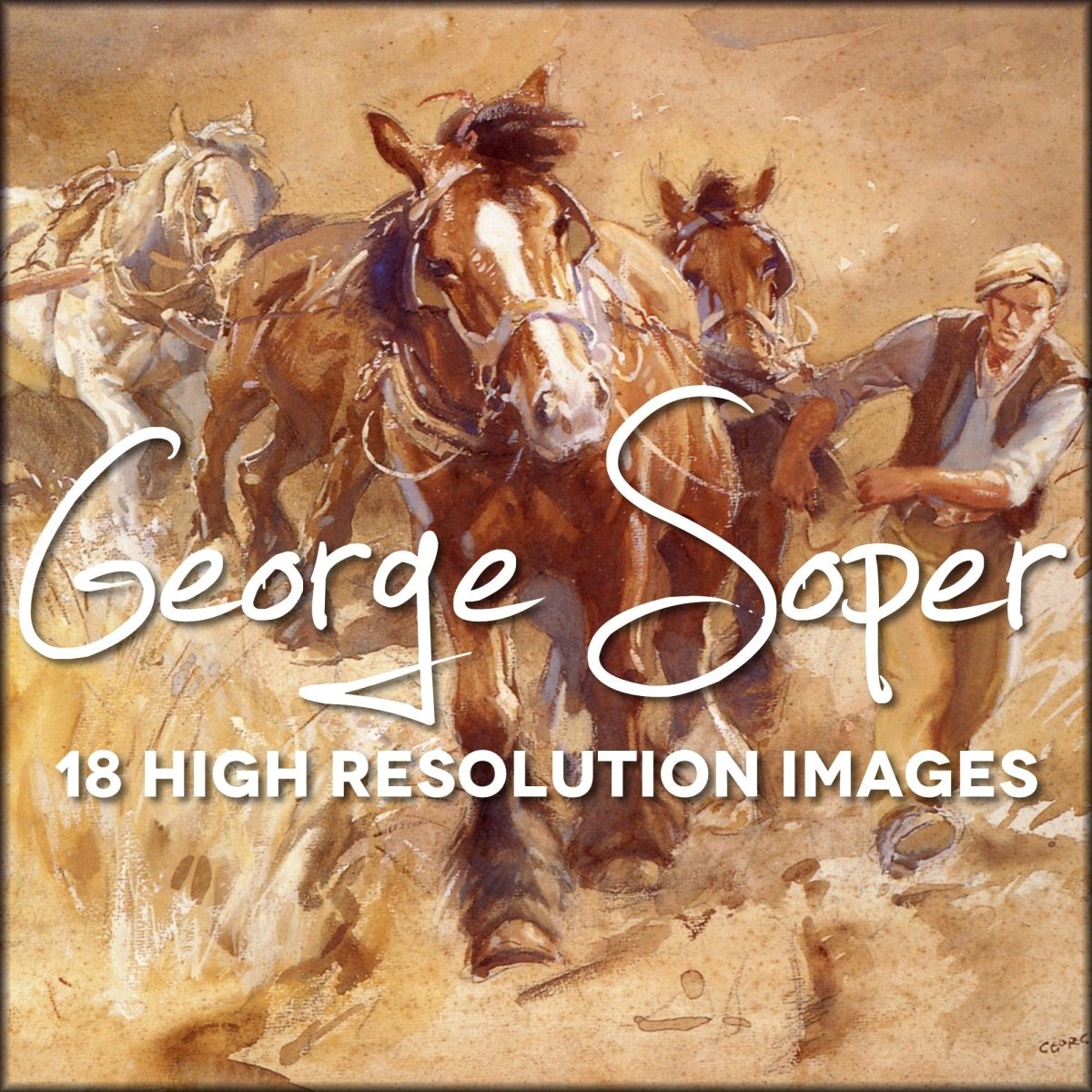 George Soper Public Domain Images | Digital Download - 18 images