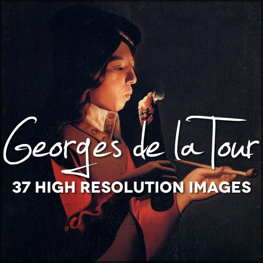 Georges de la Tour 37 Public Domain Images | Digital Download - 37 images