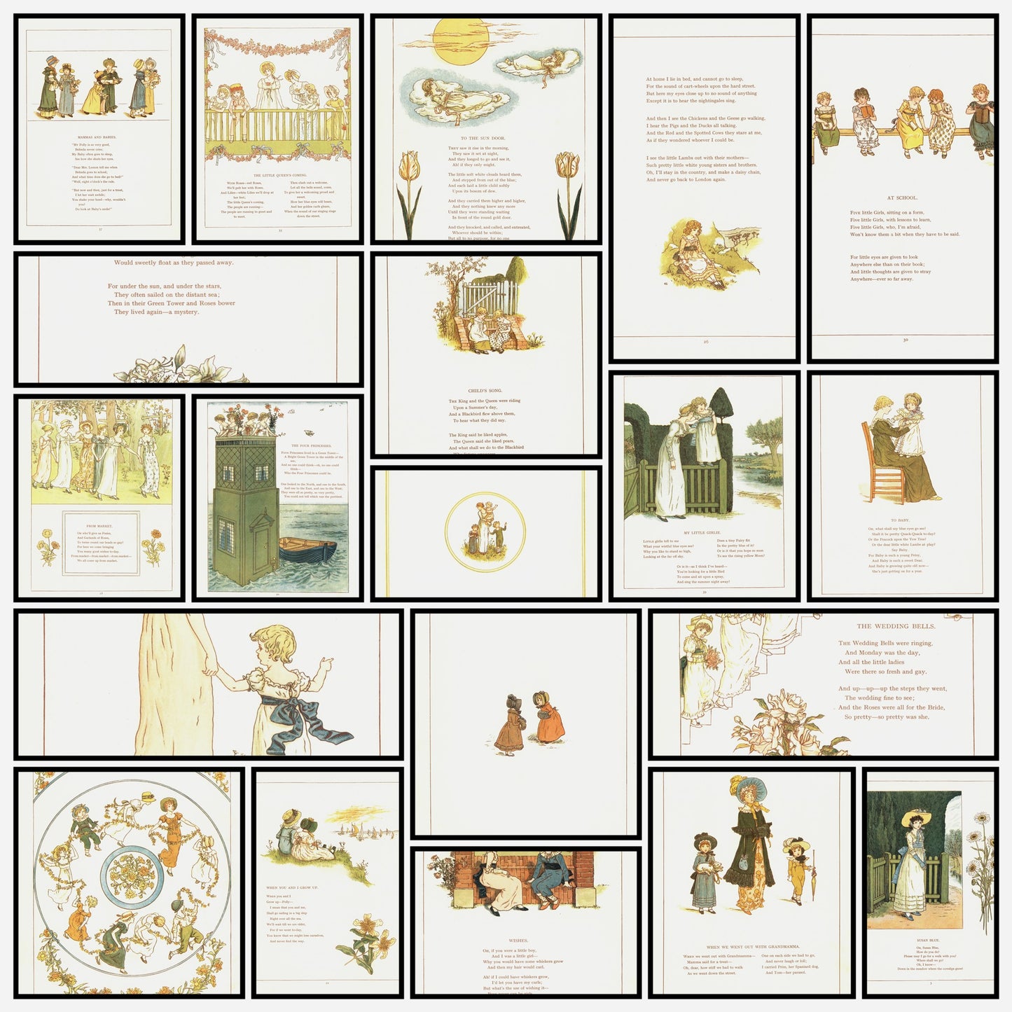 A snapshot of some of the images