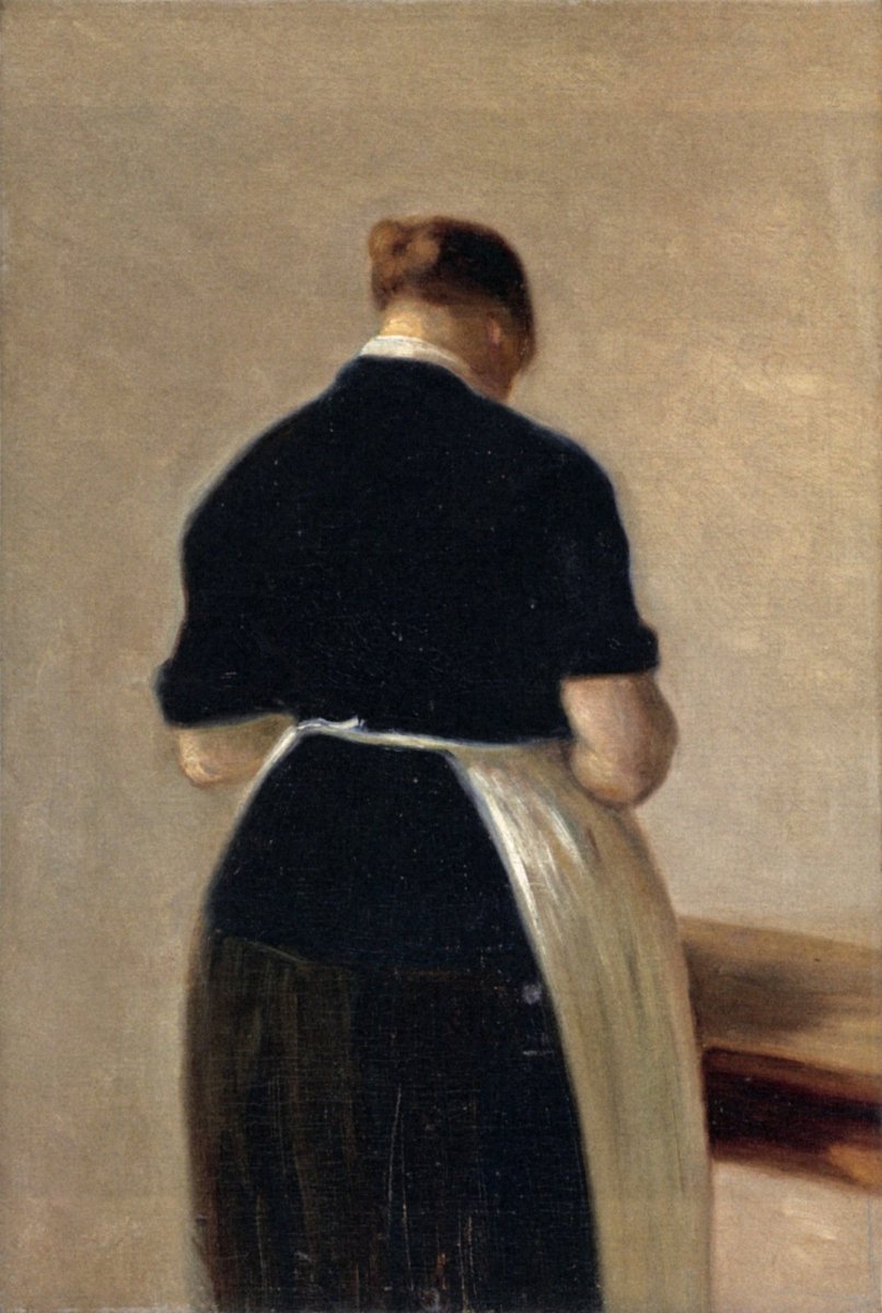 Vilhelm Hammershøi Public Domain Images to Download | Dimensions 3066 x 4564 pixels