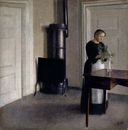 Vilhelm Hammershøi Public Domain Images to Download | Dimensions 3984 x 4024 pixels