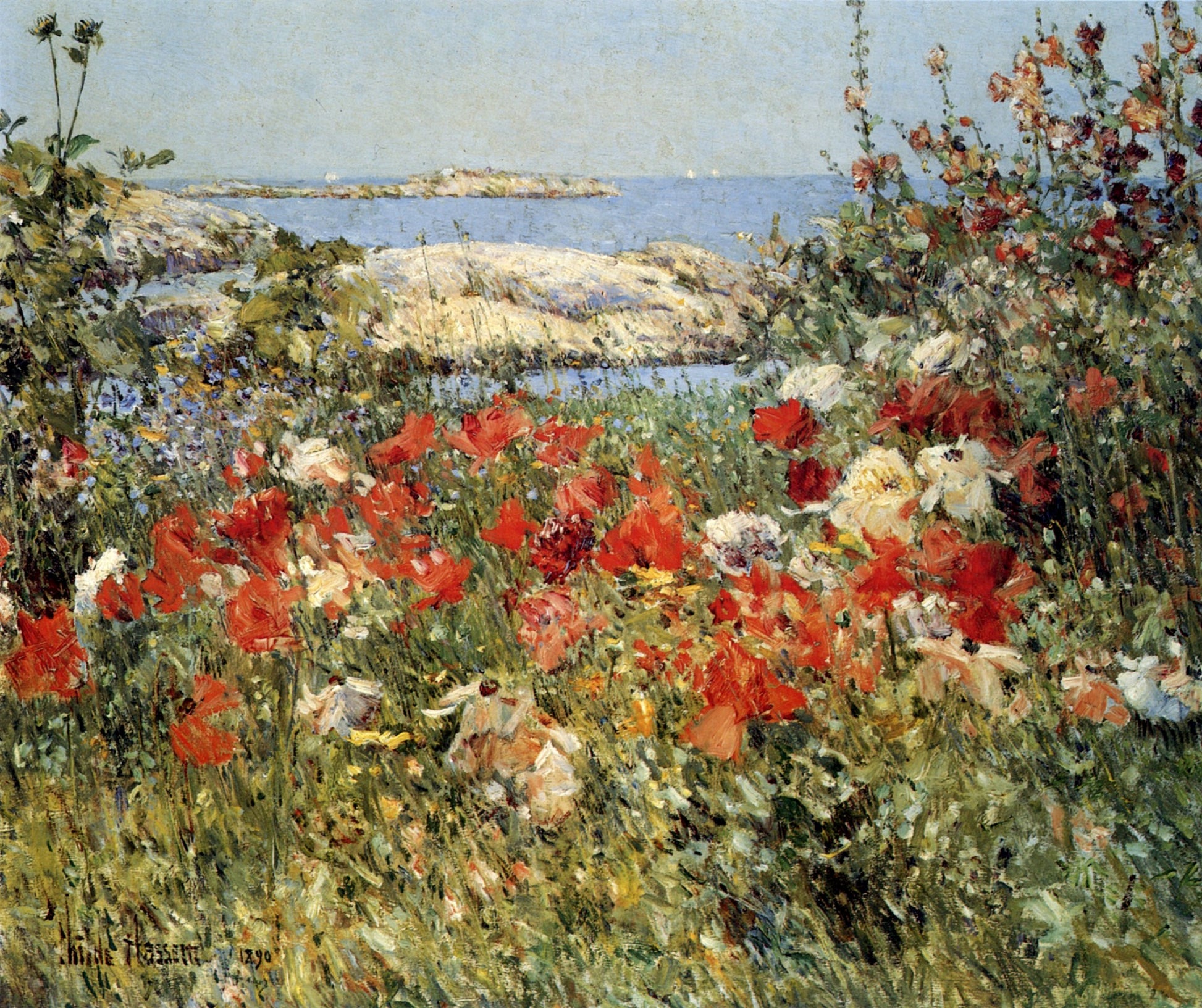Childe Hassam Public Domain Images to Download | Dimensions 5360 x 4496 pixels