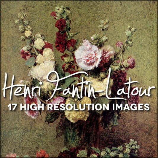 Henri Fantin-Latour Public Domain Images | Digital Download - 17 images