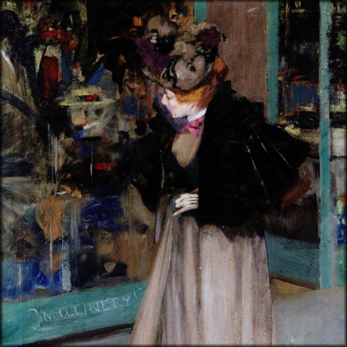 George Henry (1858-1943) - The Milliner's Window c.1894