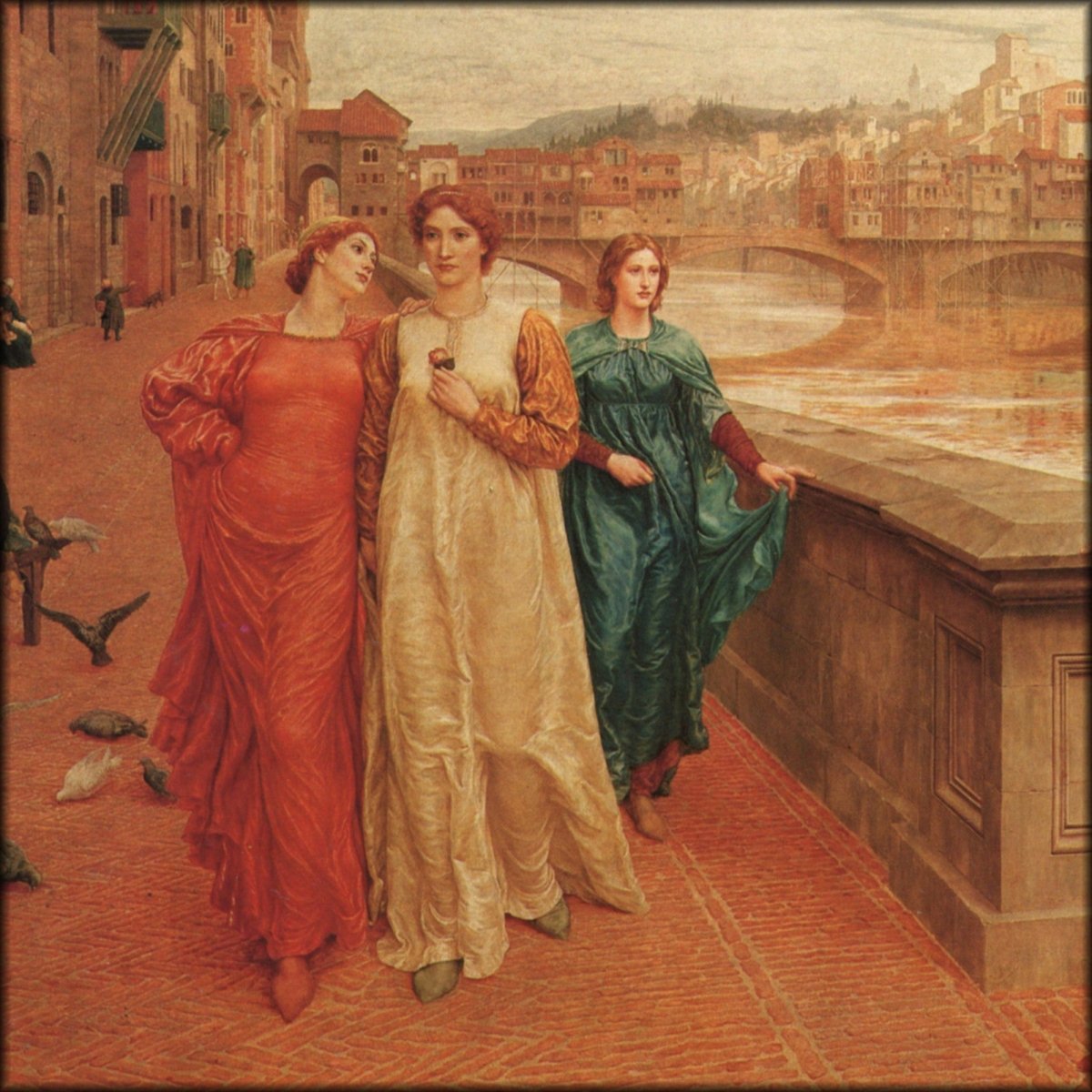 Henry Holiday - Dante & Beatrice 1883 | Digital Download - 1 image