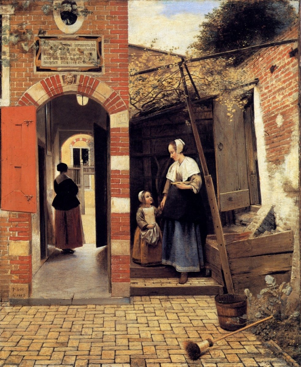 Pieter de Hooch Public Domain Images to Download | Dimensions 4815 x 5885 pixels