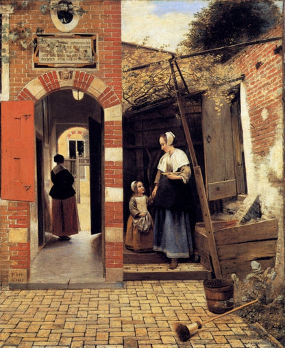 Pieter de Hooch Public Domain Images to Download | Dimensions 4815 x 5885 pixels
