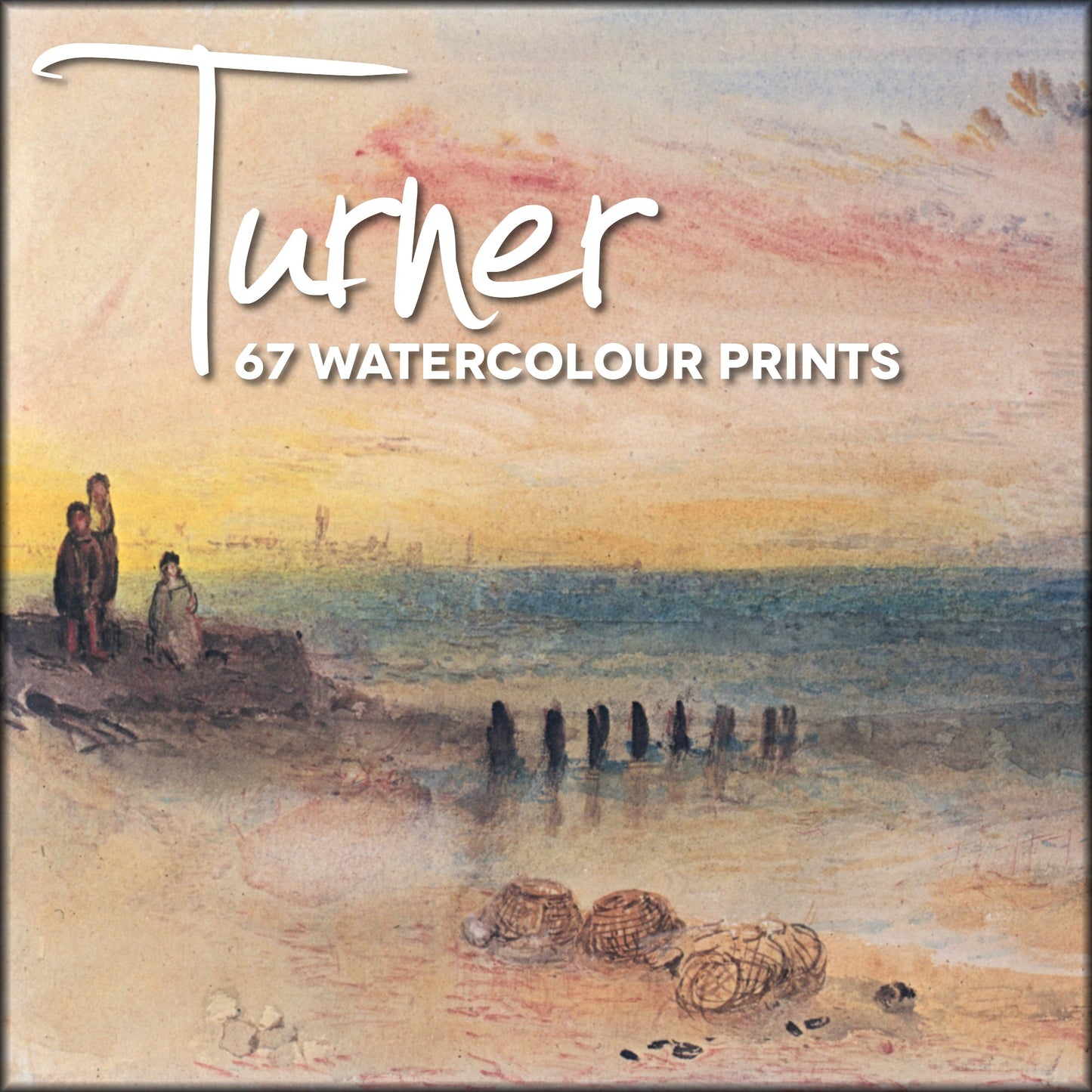 J.M.W. Turner Watercolour Images in the Public Domain | Digital Download - 67 images