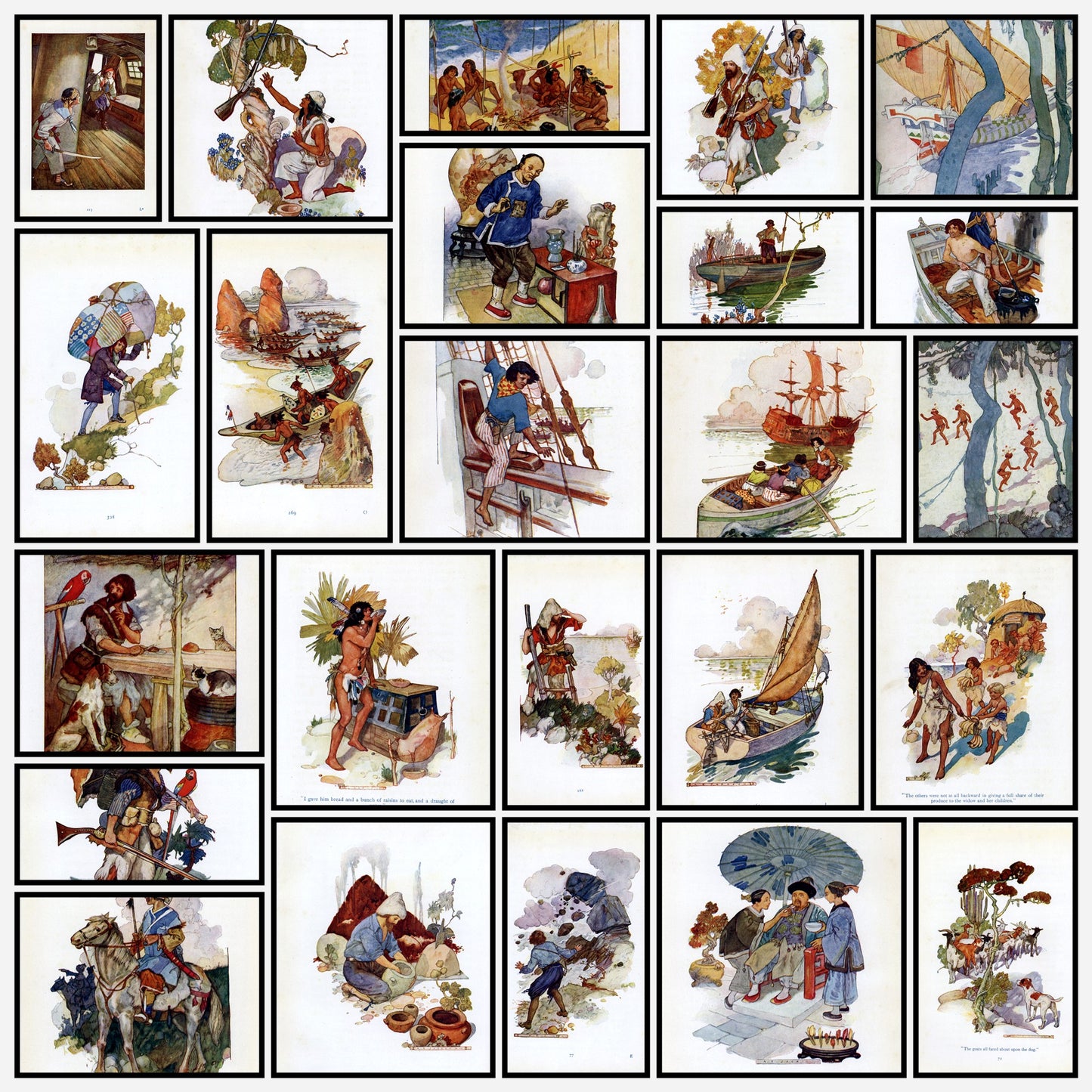 A snapshot of some of the images
