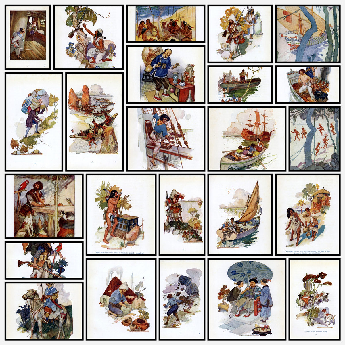 A snapshot of some of the images
