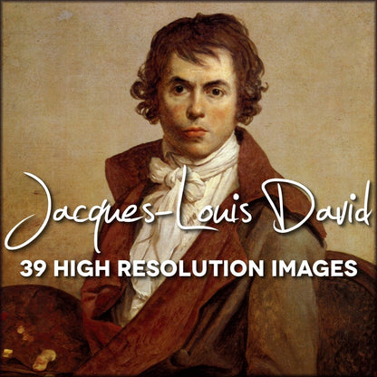 Jacques-Louis David Public Domain Images | Digital Download - 39 images