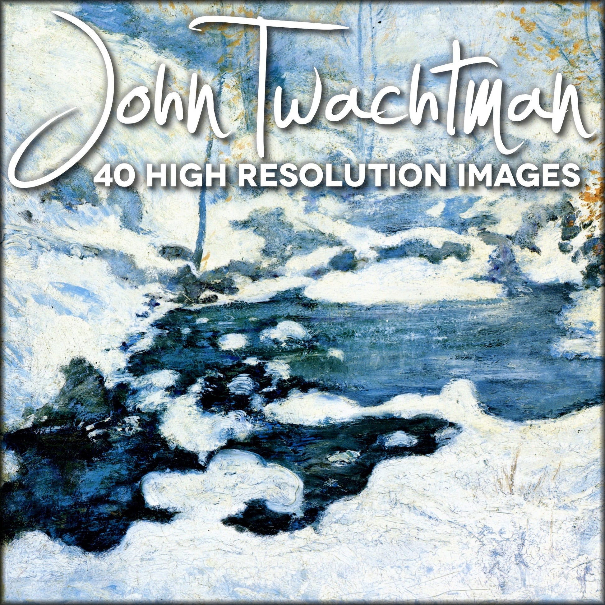 John Twachtman Public Domain Images | Digital Download - 40 images