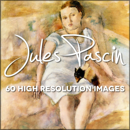Jules Pascin Public Domain Images | Digital Download - 60 images