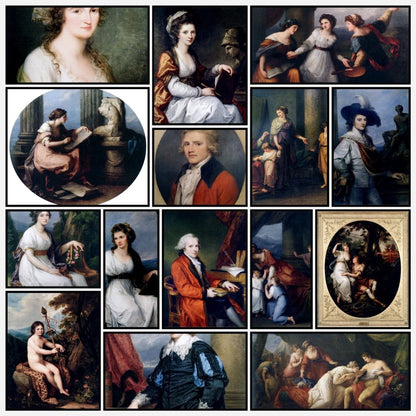 Angelica Kauffman Public Domain Images to Download | A snapshot of some of the images