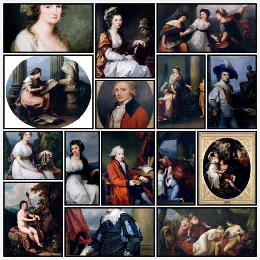 Angelica Kauffman Public Domain Images to Download | A snapshot of some of the images
