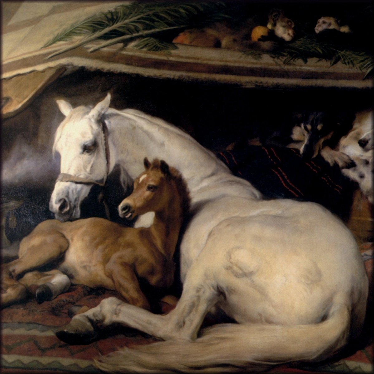 Edwin Landseer (1802-1873) - The Arab Tent 1866
